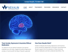 Tablet Screenshot of nexalin.com